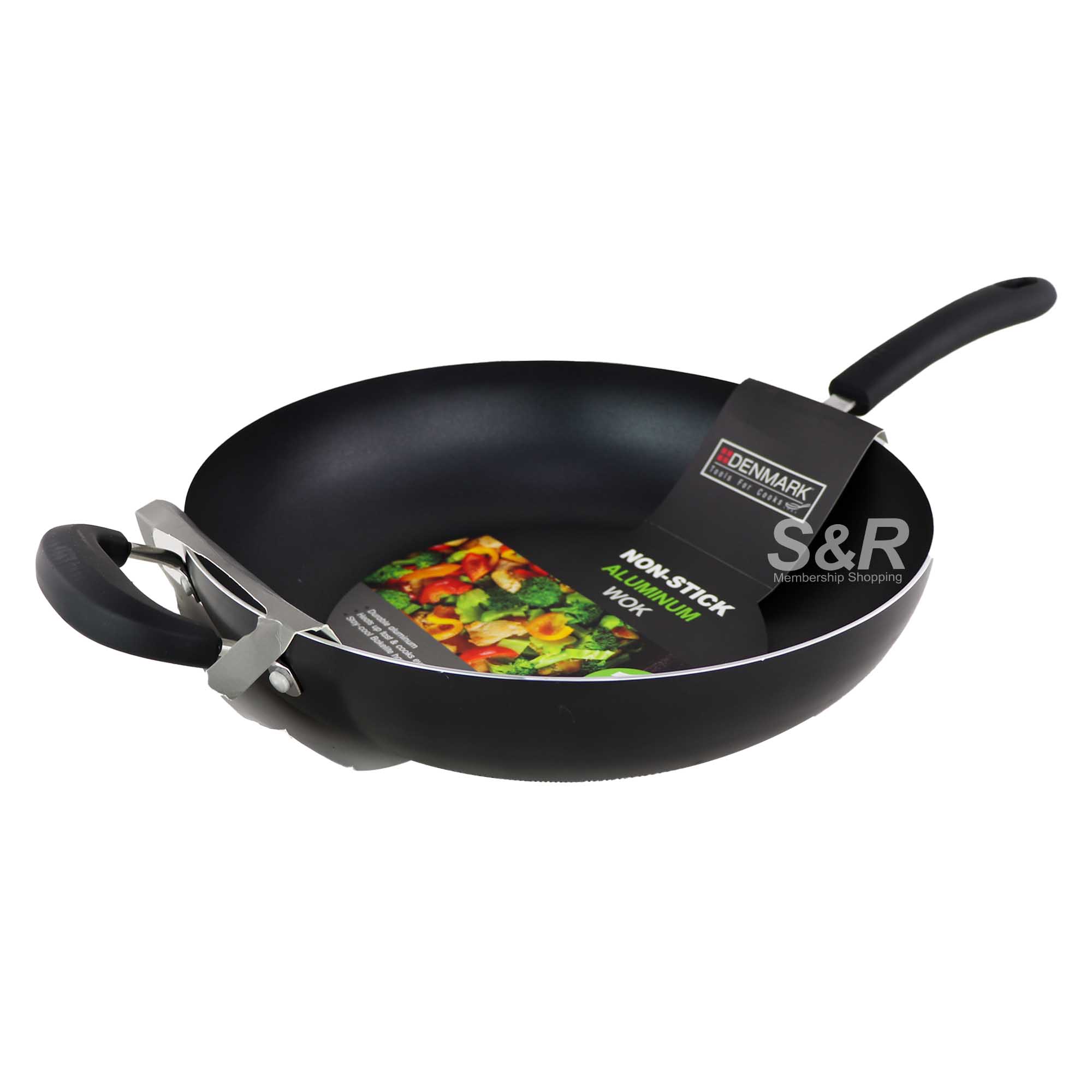 Denmark 13in Non-Stick Aluminum Wok 1pc Denmark 13in Non-Stick Aluminum Wok 1pc
